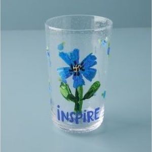 Anthropologie Carolyn Gavin Flourish Glass